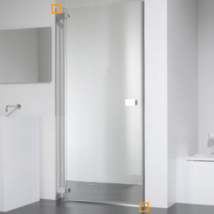 Provex 1245SA00F Entwässerungsleiste 120cm, 18mm hoch, transparent, für Glasdicke 6mm