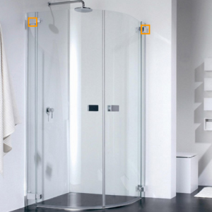 Provex 1236SA00F Drainagestreifen 92cm, 15mm hoch, transparent, für Glasdicke 6mm