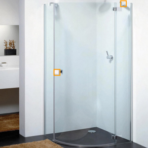 Provex 1236SA00F Drainagestreifen 92cm, 15mm hoch, transparent, für Glasdicke 6mm