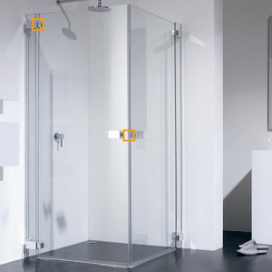 Provex 1245SA00F Entwässerungsleiste 120cm, 18mm hoch, transparent, für Glasdicke 6mm