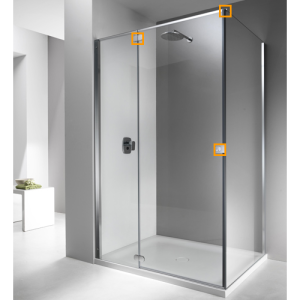 Provex Flache Abdeckprofile 1325SA07F transparent