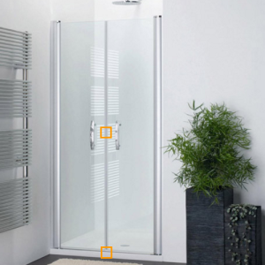 Provex 1236SA00F Drainagestreifen 92cm, 15mm hoch, transparent, für Glasdicke 6mm