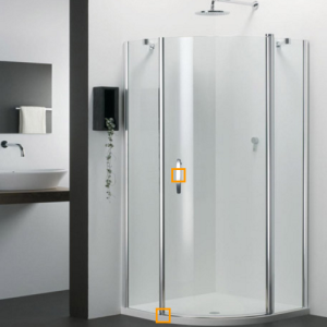 Provex 1200SA00F Drainageleiste 90cm, 4mm hoch, transparent, für Glasstärke 6mm *nicht mehr lieferbar*