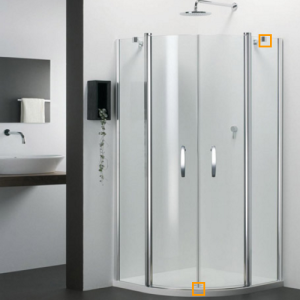 Provex 1246SA00F Entwässerungsstreifen 120cm, 18mm hoch, transparent, für Glasdicke 6mm