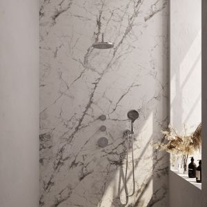 Brauer Carving 5-CE-105 thermostatic concealed rain shower SET 09 chrome