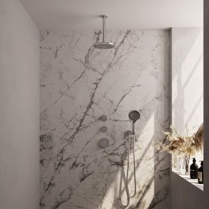 Brauer Carving 5-CE-107 thermostatic concealed rain shower SET 11 chrome