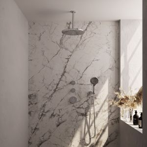 Brauer Carving 5-CE-108 thermostatic concealed rain shower SET 12 chrome