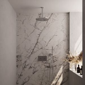 Brauer Carving 5-CE-189 thermostatic concealed rain shower with push buttons SET 54 chrome