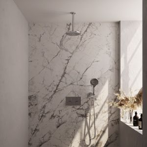 Brauer Carving 5-CE-194 thermostatic concealed rain shower with push buttons SET 59 chrome