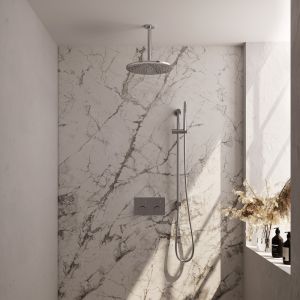 Brauer Carving 5-CE-201 thermostatic concealed rain shower with push buttons SET 66 chrome