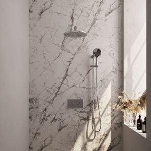 Brauer Carving 5-CE-203 thermostatic concealed rain shower with push buttons SET 68 chrome