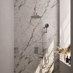 Brauer Edition 5-CE-071 thermostatic concealed rain shower 3-way diverter SET 44 chrome