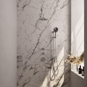 Brauer Edition 5-CE-080 thermostatische Unterputz-Regenbrausegarnitur 21 chrom