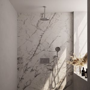 Brauer Edition 5-CE-170 thermostatic concealed rain shower with push buttons SET 59 chrome