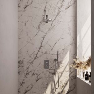 Brauer Edition 5-NG-052 thermostatic concealed rain shower 3-way diverter SET 25 stainless steel brushed PVD