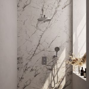 Brauer Edition 5-NG-059 thermostatic concealed rain shower 3-way diverter SET 32 stainless steel brushed PVD