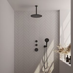 Brauer Edition 5-S-031 thermostatic concealed rain shower SET 12 matte black