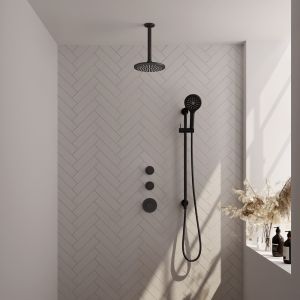 Brauer Edition 5-S-037 thermostatic concealed rain shower SET 23 matte black