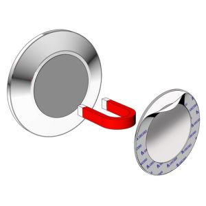 Smedbo Outline FK442 Kosmetikspiegel selbstklebend/magnetisch 5x chrom