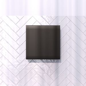 Brauer 5-S-227 surface-mounted niche with concealed storage matte black