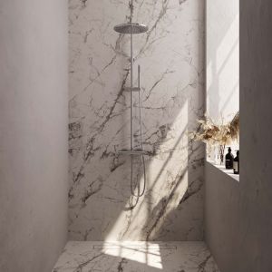 Brauer Carving 5-CE-087-3 surface-mounted thermostatic rain shower SET 03 chrome