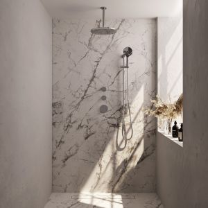 Brauer Carving 5-CE-120 thermostatic concealed rain shower SET 24 chrome