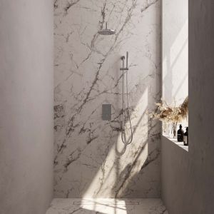 Brauer Carving 5-CE-135 thermostatic concealed rain shower 3-way diverter SET 39 chrome