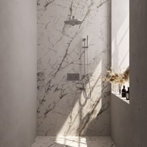 Brauer Carving 5-CE-197 thermostatic concealed rain shower with push buttons SET 62 chrome