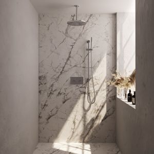 Brauer Carving 5-CE-201 thermostatic concealed rain shower with push buttons SET 66 chrome