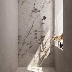 Brauer Edition 5-NG-038 thermostatic concealed rain shower SET 20 stainless steel brushed PVD