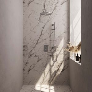 Brauer Edition 5-NG-063 thermostatic concealed rain shower 3-way diverter SET 40 stainless steel brushed PVD