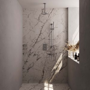 Brauer Edition 5-NG-066 thermostatic concealed rain shower 3-way diverter SET 41 stainless steel brushed PVD