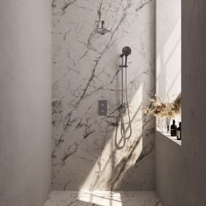 Brauer Edition 5-NG-070 thermostatic concealed rain shower 3-way diverter SET 43 stainless steel brushed PVD