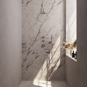 Brauer Edition 5-NG-074 thermostatic concealed rain shower SET 03 stainless steel brushed PVD