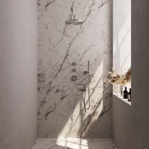 Brauer Edition 5-NG-075 thermostatic concealed rain shower SET 04 stainless steel brushed PVD