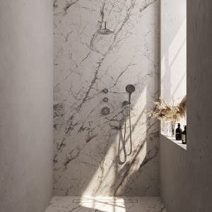 Brauer Edition 5-NG-076 thermostatic concealed rain shower SET 09 stainless steel brushed PVD