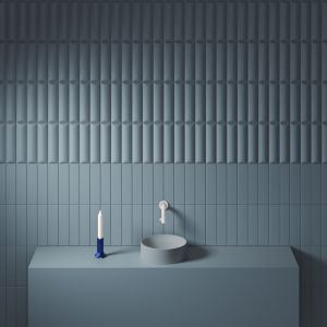 Clou Vale CL0338164 fountain 22cm matte blue ceramic