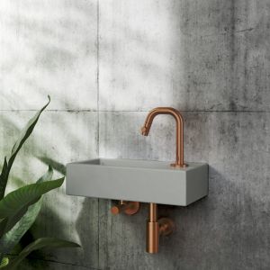 Clou MiniSuk CL065301183 designsifon voor fonteinen brons geborsteld PVD