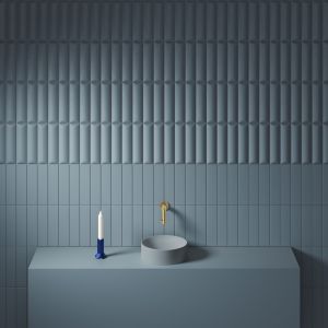 Clou Vale CL0338164 fountain 22cm matte blue ceramic