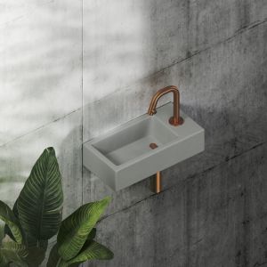 Clou Kaldur CL060500483R fonteinkraan staand (rechtse versie) brons geborsteld PVD