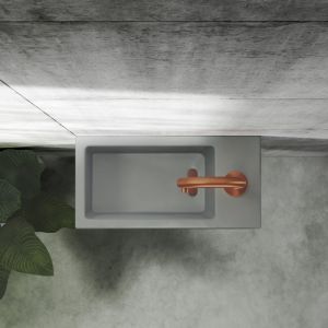 Clou Kaldur CL060500483R fonteinkraan staand (rechtse versie) brons geborsteld PVD