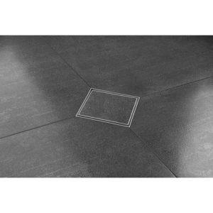 Easy Drain Aqua Quattro Tegel AQUA15X15MSI3T doucheput 15x15cm onderuitloop