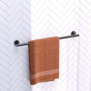 Brauer 5-GM-220 towel rail 60cm gunmetal brushed pvd