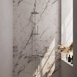 Brauer Carving 5-CE-087-1 surface-mounted thermostatic rain shower SET 01 chrome