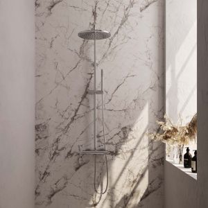 Brauer Carving 5-CE-087-3 surface-mounted thermostatic rain shower SET 03 chrome