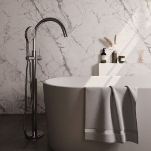 Brauer Edition 5-NG-042-2 vrijstaande badmengkraan SET 02 RVS geborsteld PVD