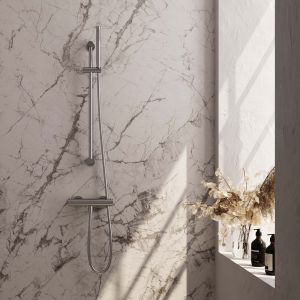 Brauer Edition 5-NG-044-1 surface-mounted shower thermostatic valve SET 01 stainless steel brushed PVD