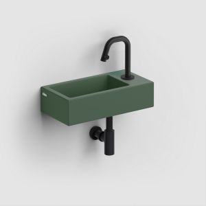 Clou Flush 3 CL0342030 ceramic fountain 36cm frosted pine green