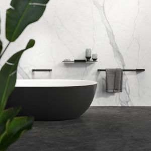 Geesa Shift Black 919906-06 bath handle matte black