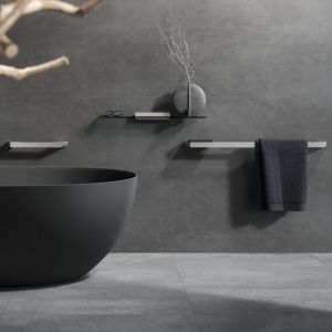 Geesa Shift Brushed Stainless Steel 919906-05 bath handle brushed stainless steel